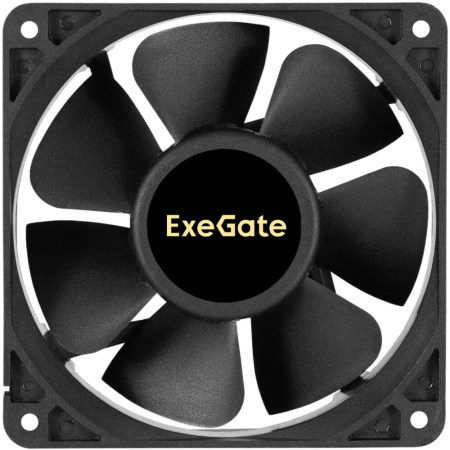 Вентилятор 24В DC ExeGate EX12038S3P-24 (120x120x38 мм, Sleeve bearing (подшипник скольжения), 3pin, 3000RMP, 46,1dBA), фото 