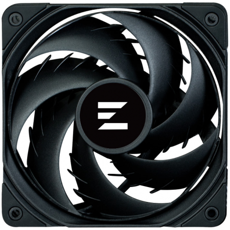 Вентилятор для корпуса ZALMAN ZM-AF120 BLACK, 120x120x25mm, 4-PIN PWM, 600-2000 RPM, 29,7 DBA MAX, HYDRO BEARING, фото 