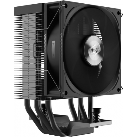 Кулер PCCooler R400 S115X/1200/1700/AM4/AM5 (TDP 180W, 90mm Non LED Fan, 4 тепловые трубки 6мм, 650-2200RPM, 28,3dBa), фото 