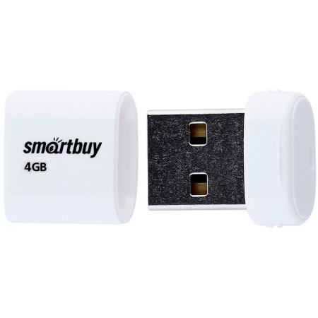Флеш диск Smartbuy USB Drive 4GB LARA White (SB4GBLara-W), фото 