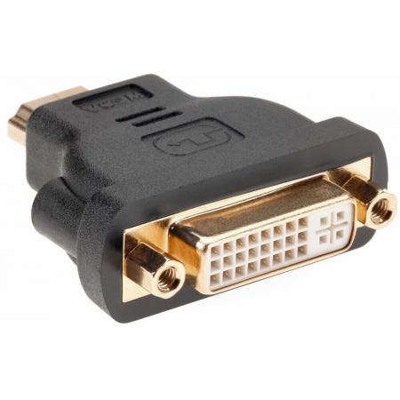 Переходник HDMI/DVI-D 19M/25F  VCOM позолоченные контакты, VAD7819, фото 