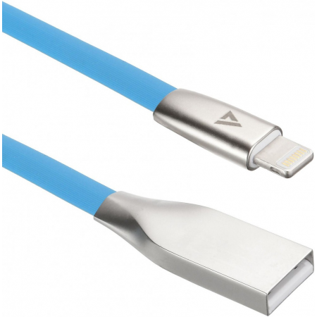 USB кабель ACD-Infinity Lightning ~ USB-A TPE, 1.2м, синий (ACD-U922-P5L), фото 