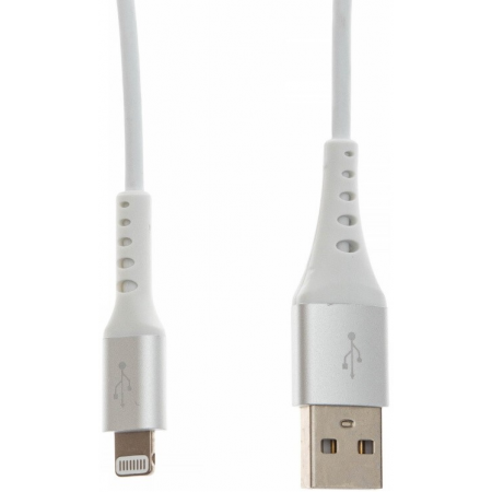 Кабель Cactus CS-LG.USB.A-1.2 USB (m)-Lightning (m) 1.2м белый блистер, фото 