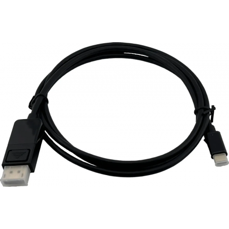 Кабель Buro ver1.4 USB Type-C (m) DisplayPort (m) 1.5м (BU-TYPEC-DP-1.5M) черный, фото 