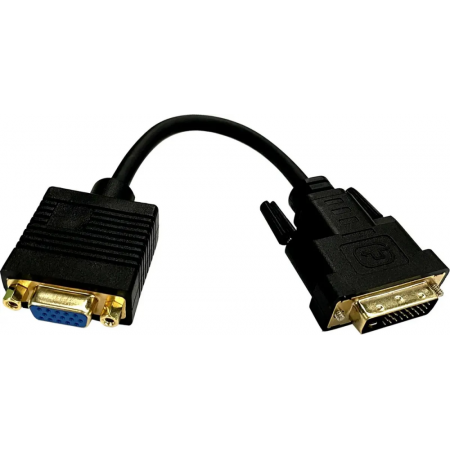 Переходник Buro DVI-D (m) VGA (f) 0.23м (BU-DVI-VGA) черный, фото 
