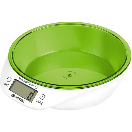 Весы кухонные Vitek VT-2400 G зеленый, фото 