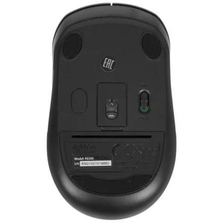 Мышь беспроводная A4Tech Fstyler FG10S чёрный/голубой, фото , изображение 5
