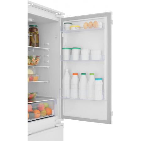 Холодильник встраиваемый Indesit IBH 18 белый двухкамерный 193/ 69л морозилка снизу, фото , изображение 2