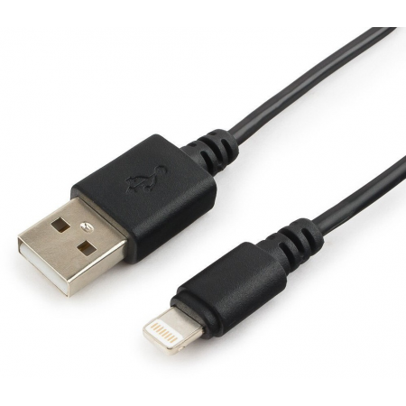 Кабель USB Cablexpert CC-USB-AP2MBP AM/Apple, для iPhone5/6 Lightning, 1м, черный, пакет, фото 