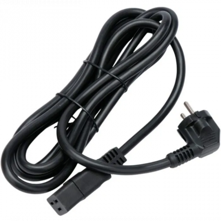 Кабель питания Cablexpert Россия PC-S22-C19-2.5-3M, Schuko-C19, 3x2.5мм2, 16A, с заземлением, медь, 3м, черный, пакет, фото 
