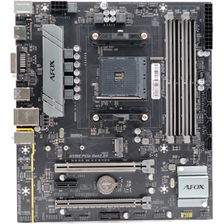 Материнская плата Afox B650D5-MA-V2 Motherboard B650 giga lan Micro-ATX, фото 