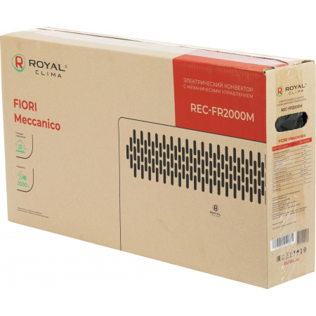 Конвектор электрический Royal Clima REC-FR2000M white (мощность 2.0 кВт, площадь 20 м2) (НС-1481307), фото , изображение 12