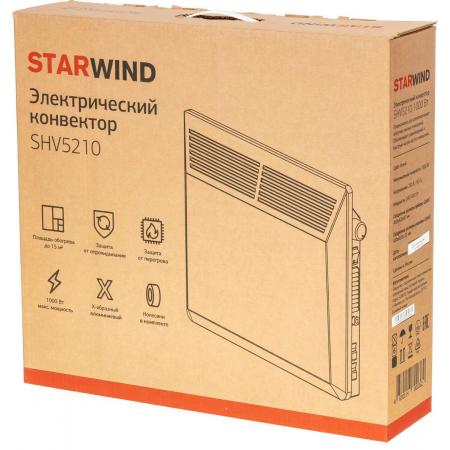Конвектор Starwind SHV5210 1000Вт белый, фото , изображение 17