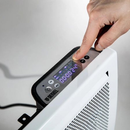 Конвектор гибридный электрический HybridX-1500, ИК нагреватель, цифровой термостат// Denzel, фото , изображение 17