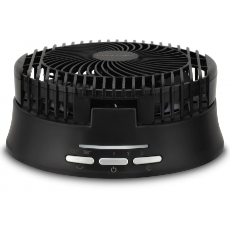 Вентилятор настольный Coolfort CF-2000 скоростей:3 черный, фото , изображение 6
