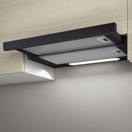 Вытяжка встраиваемая Elica Elite 14 Lux BL/A/60 черный управление: кнопочное (1 мотор), фото 