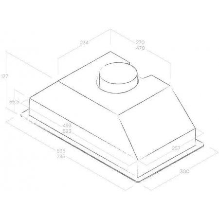 Вытяжка встраиваемая Elica Era C BL/A/52 черный управление: кнопочное (1 мотор), фото , изображение 10