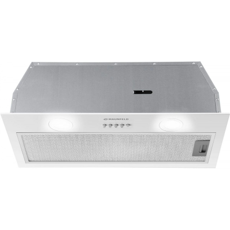 Вытяжка встраиваемая Maunfeld THAMES 601M белый управление: кнопочное (1 мотор), фото , изображение 2