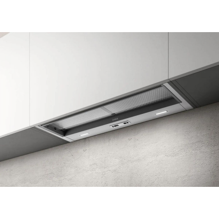 Вытяжка встраиваемая Elica Ciak 2.0 S GR/A/90 нержавеющая сталь управление: ползунковое (1 мотор), фото , изображение 2