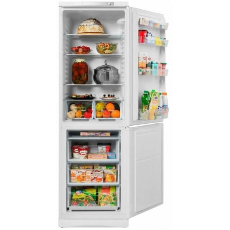 Холодильник Indesit ES 20 A белый двухкамерный 233/108л морозилка снизу, фото , изображение 2