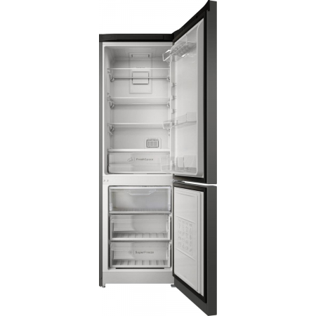 Холодильник Indesit ITS 5180 NG, темно-серый, двухкамерный, Общий объем 298л, Полезный объем 220/78л, морозильная камера: снизу, размораживание No Frost, фото , изображение 2
