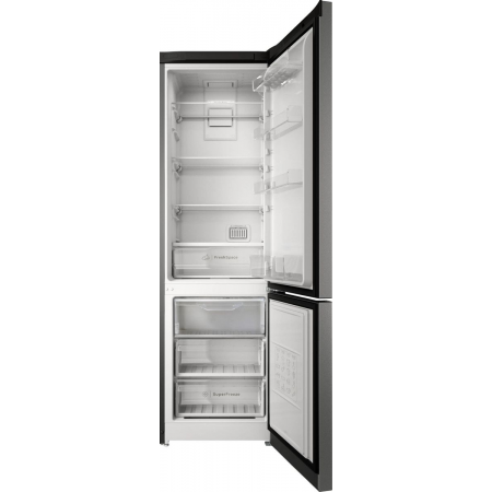 Холодильник Indesit ITS 5200 NG темно-серый двухкамерный 247/78л морозилка снизу, фото , изображение 3
