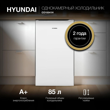Холодильник Hyundai CO10041H 1-нокамерн. белый, фото , изображение 2