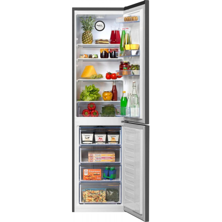 Холодильник Beko B1RCNK332G серый двухкамерный 200/100л морозилка снизу, No Frost, фото , изображение 2