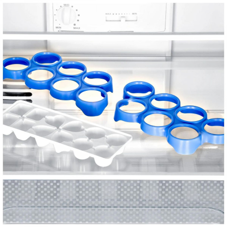 Холодильник Hyundai CC2056FWT белый двухкамерный 129/64л морозилка снизу, фото , изображение 22