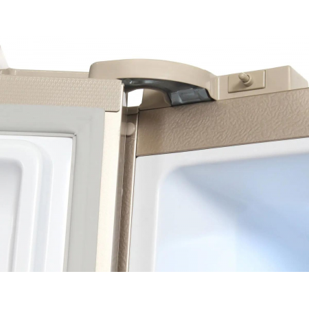 Холодильник Hyundai CS5073FV шампань стекло трехкамерный инвертер Side by Side 292/167л морозилка сбоку, фото , изображение 16