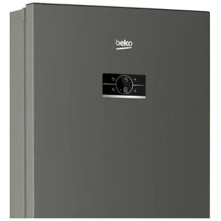 Холодильник Beko B3RCNK362HG серый двухкамерный 220/100л морозилка снизу, No Frost, фото , изображение 4 Холодильник Beko B3RCNK362HG серый двухкамерный 220/100л морозилка снизу, No Frost, фото , изображение 4