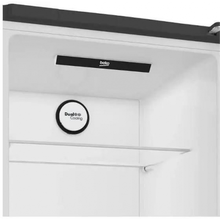 Холодильник Beko B3RCNK362HG серый двухкамерный 220/100л морозилка снизу, No Frost, фото , изображение 5 Холодильник Beko B3RCNK362HG серый двухкамерный 220/100л морозилка снизу, No Frost, фото , изображение 5