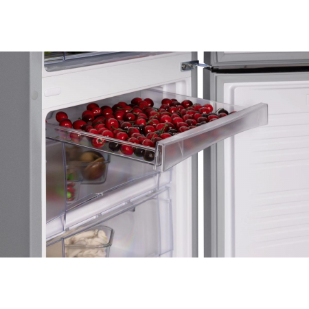 Холодильник Nordfrost NRB 162NF S серебристый двухкамерный 205/105 л морозилка снизу, фото , изображение 4