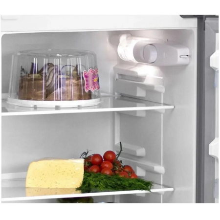 Холодильник Nordfrost NRT 141 132 серебристый металлик двухкамерный 210/51 л морозилка сверху, фото , изображение 5