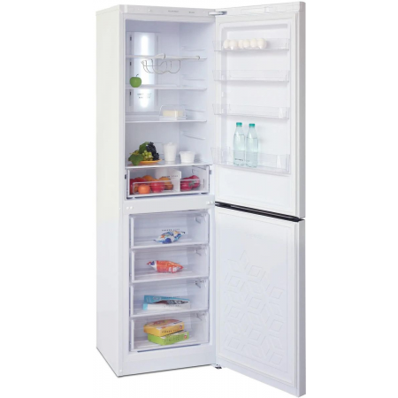 Холодильник Бирюса Б-980NF белый двухкамерный 240/130л морозилка снизу, фото , изображение 3