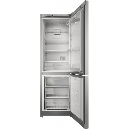 Холодильник Indesit ITS 4180 XB нержавеющая сталь двухкамерный 220/78л морозилка снизу, фото , изображение 2