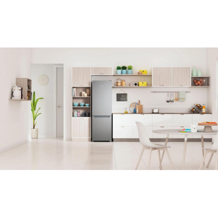 Холодильник Indesit ITS 4180 XB нержавеющая сталь двухкамерный 220/78л морозилка снизу, фото , изображение 5