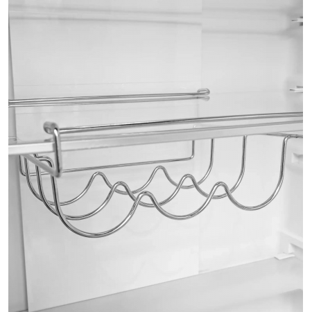 Холодильник  LEX LCD450MgID серый трехкамерный 288/129л морозилка снизу Side-by-Side, фото , изображение 3