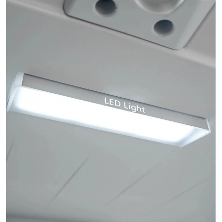 Холодильник  LEX LCD450MgID серый трехкамерный 288/129л морозилка снизу Side-by-Side, фото , изображение 5