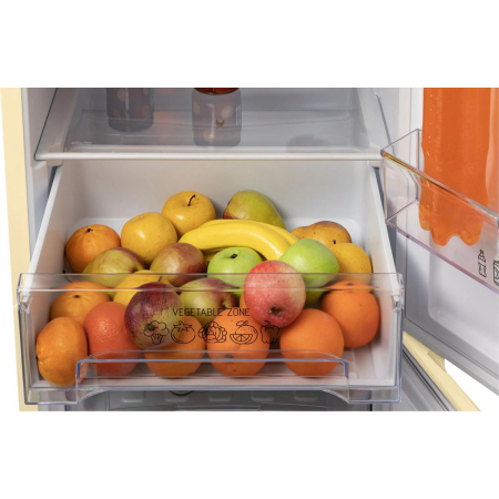 Холодильник Nordfrost NRB 152 ME бежевый мрамор двухкамерный 205/115 л морозилка снизу, фото , изображение 6