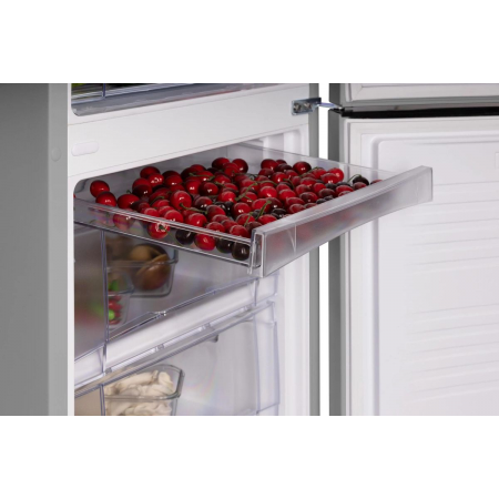 Холодильник Nordfrost NRB 164NF X нержавеющая сталь двухкамерный 238/105 л морозилка снизу, фото , изображение 10