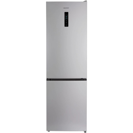 Холодильник Nordfrost RFC 390D NFS серебристый двухкамерный 240/95л морозилка снизу, фото , изображение 2