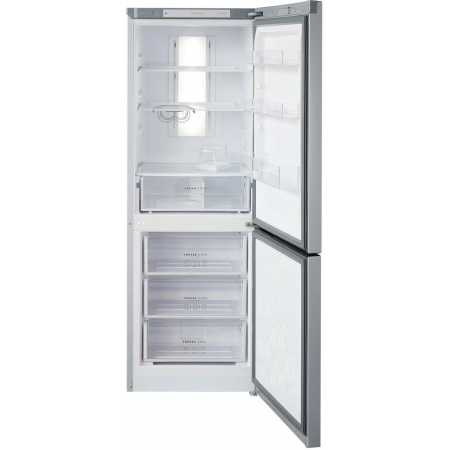 Холодильник Бирюса Б-M920NF металлик двухкамерный 210/100л морозилка снизу, фото , изображение 4