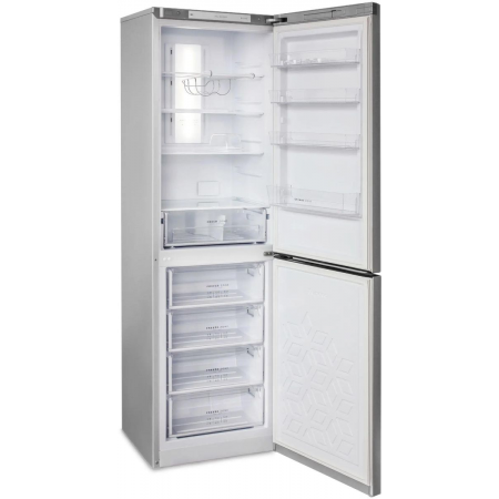 Холодильник Бирюса Б-M980NF металлик двухкамерный 240/130л морозилка снизу, фото , изображение 5