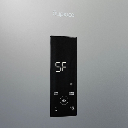 Холодильник Бирюса Б-M980NF металлик двухкамерный 240/130л морозилка снизу, фото , изображение 7