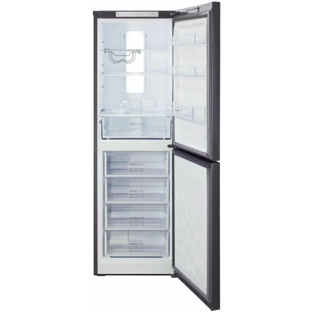 Холодильник Бирюса Б-W940NF графит двухкамерный 210/130л морозилка снизу, фото , изображение 4