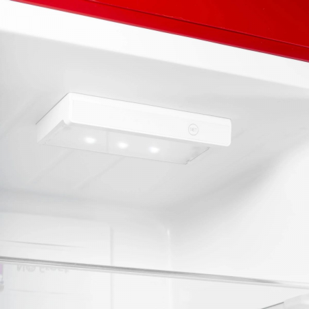 Холодильник Maunfeld MFF186NFRR красный двухкамерный 180/70л морозилка снизу, фото , изображение 10