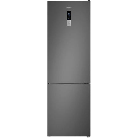 Холодильник Maunfeld MFF200NFSE нержавеющая сталь двухкамерный 271/106л морозилка снизу, фото , изображение 2