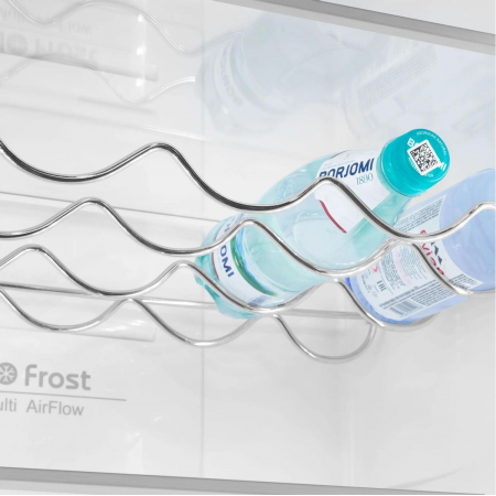 Холодильник Maunfeld MFF200NFSE нержавеющая сталь двухкамерный 271/106л морозилка снизу, фото , изображение 10