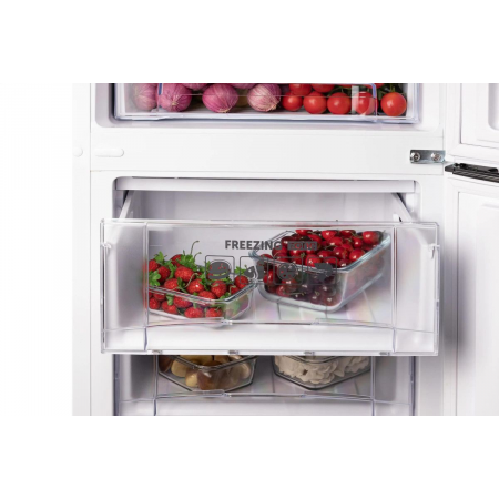 Холодильник Nordfrost NRB 121 W белый двухкамерный 170/70л морозилка снизу, фото , изображение 9